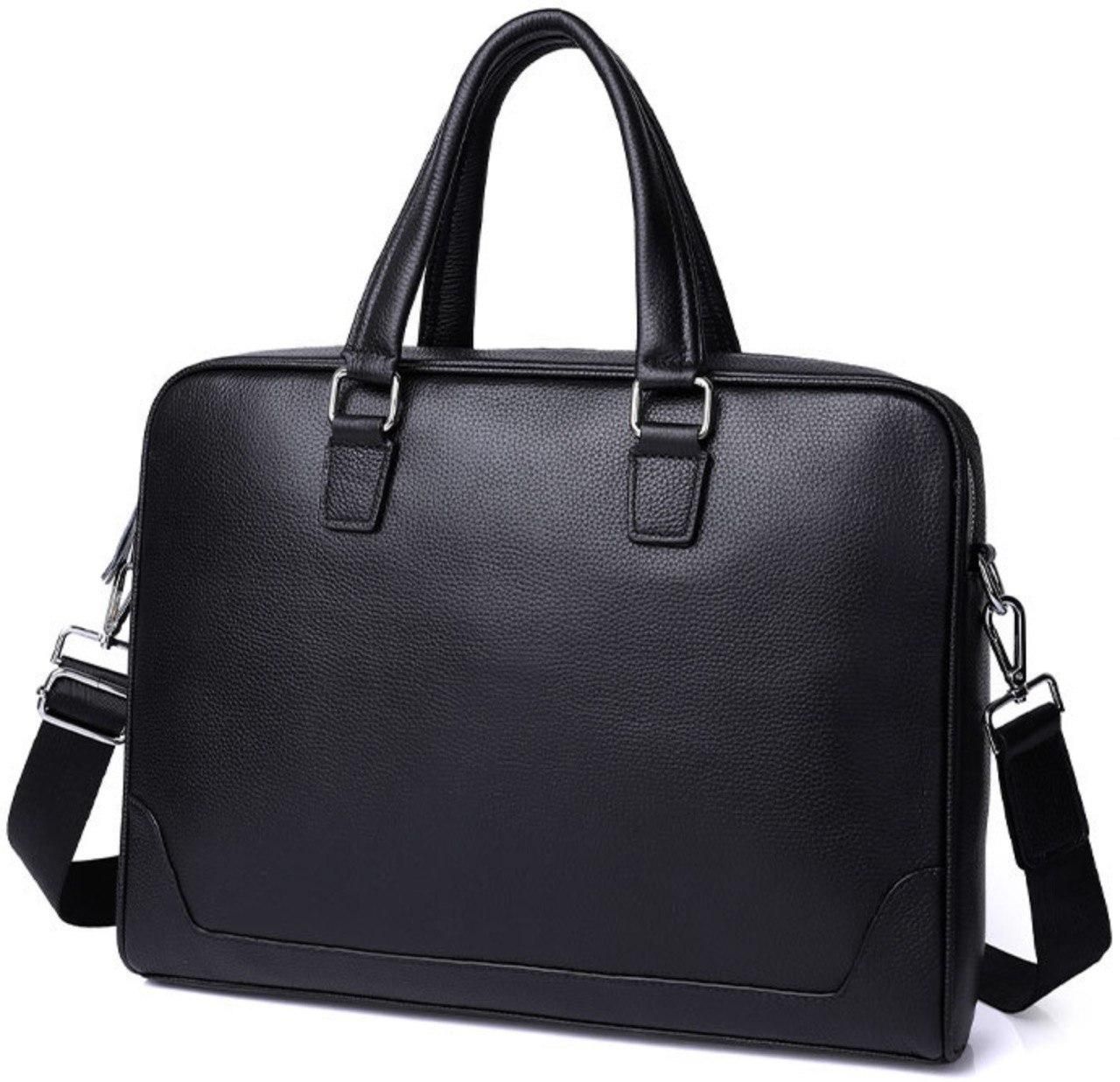 Класична чоловіча ділова сумка з натуральної шкіри Tiding Bag A25-9905A