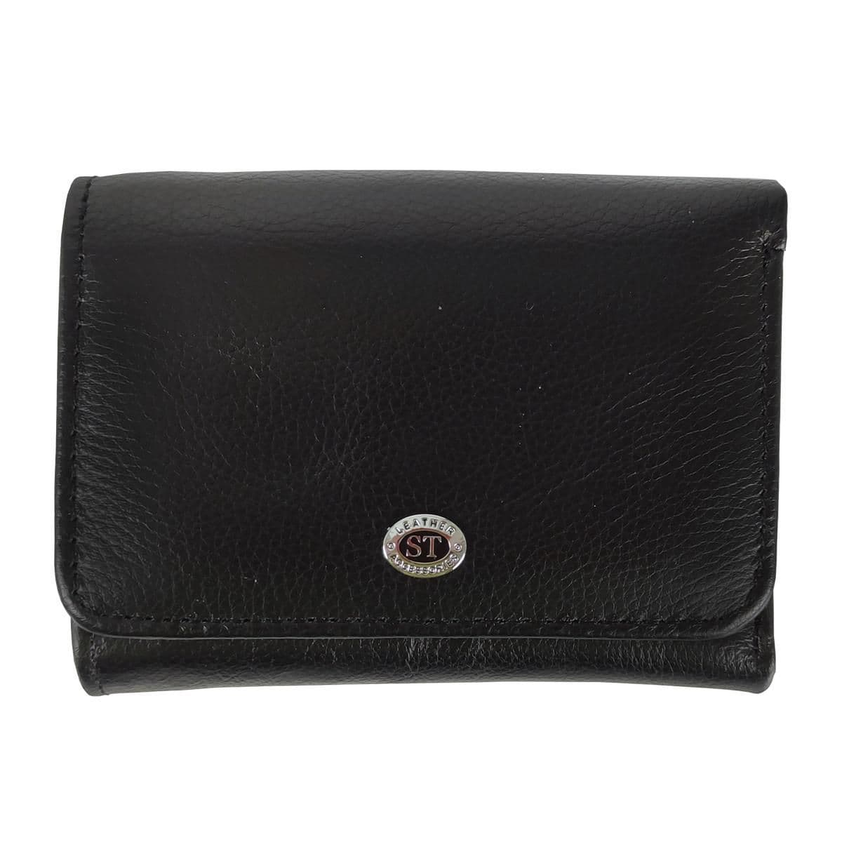 Чоловіче маленьке класичне портмоне LEATHER ACCESSORIES BST-ST403BA