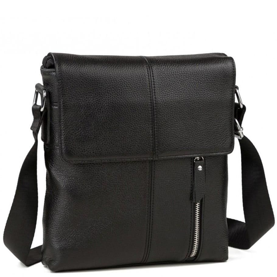 месенджер чорний через плече Tiding Bag A25-238A