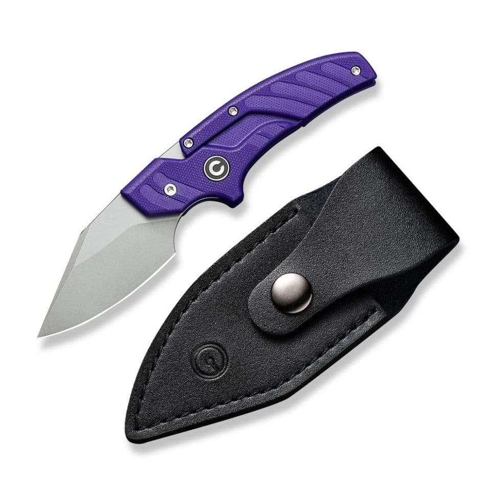 Нож фиксированный тактический Civivi Typhoeus , (5.8 см) 14C28N / G10 фиолетовый