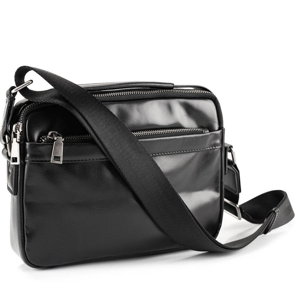 Чоловічий шкіряний горизонтальний месенджер Tiding Bag S-JMD10-735A