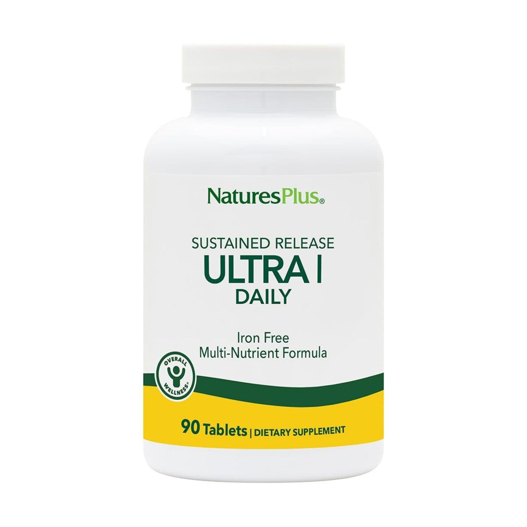 Ultra I Мульти без заліза, 90 таблеток, Nature's Plus
