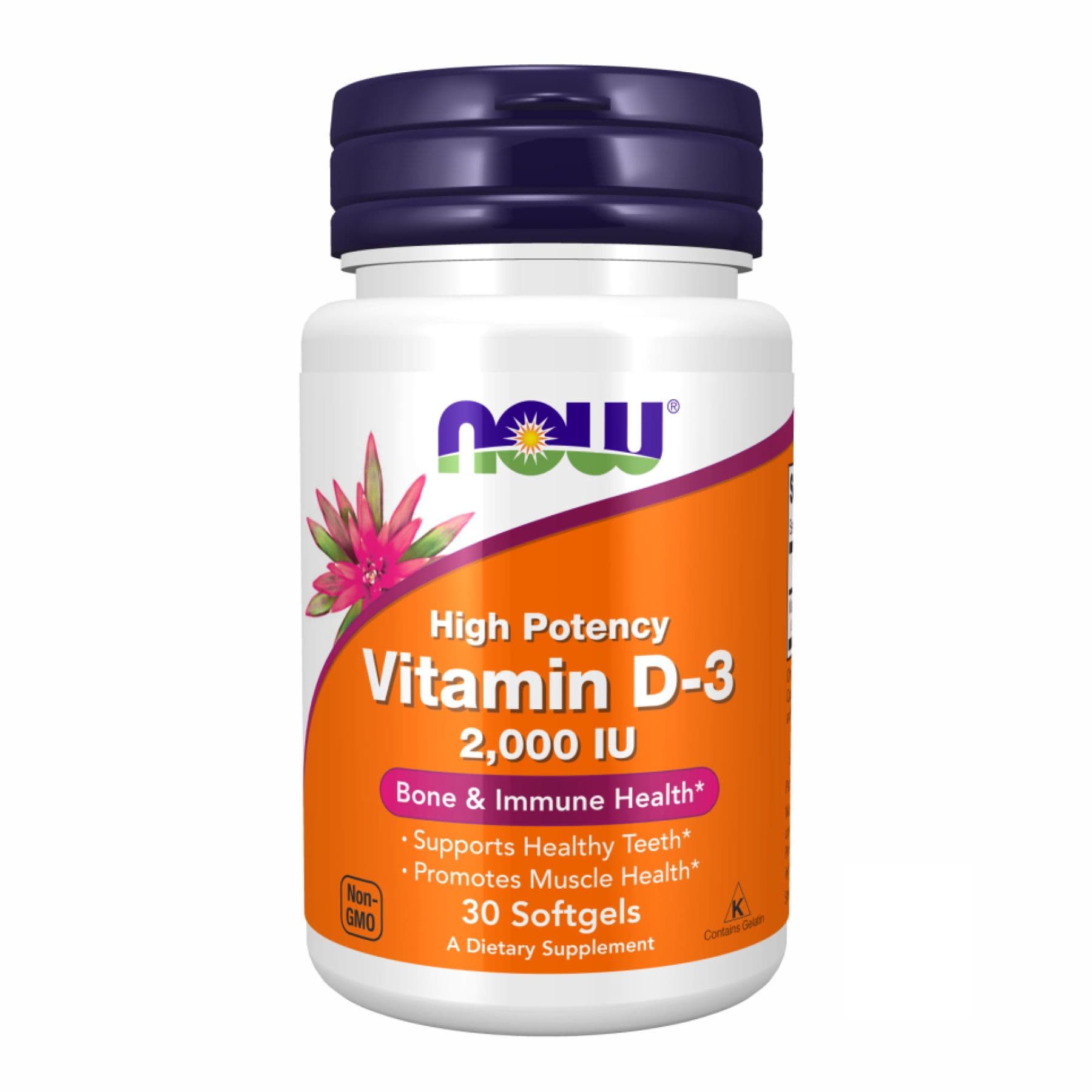 VIT D-3 2000 IU - 30 sgels (Пошкоджена банка)