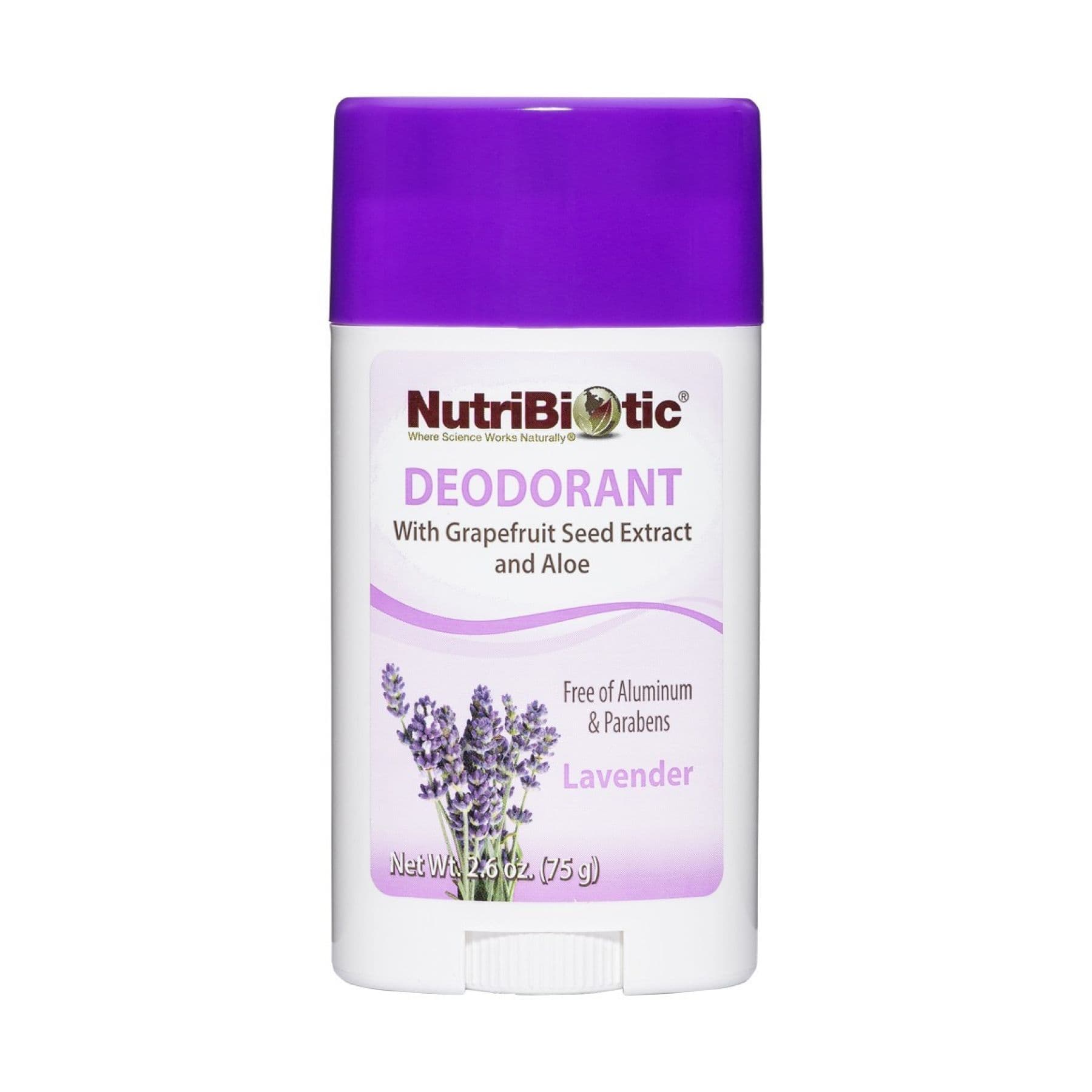 Дезодорант з ароматом лаванди, 75 г, Nutribiotic
