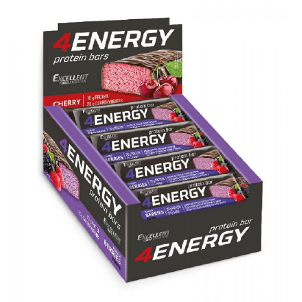 4 ENERGY, 24 x 40 г Ягода