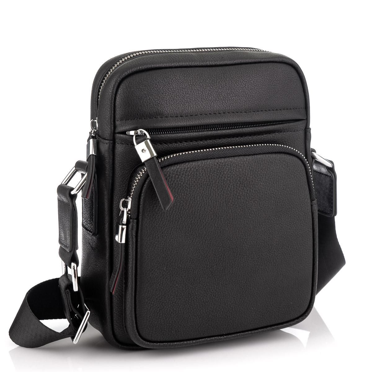 Шкіряна стильна сумка-месенджер через плече Tiding Bag SM8-1022A