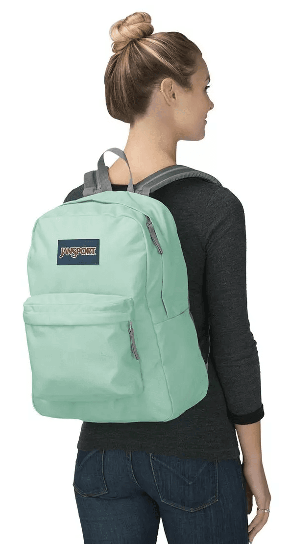 Городской рюкзак 25L Jansport Superbreak салатовый