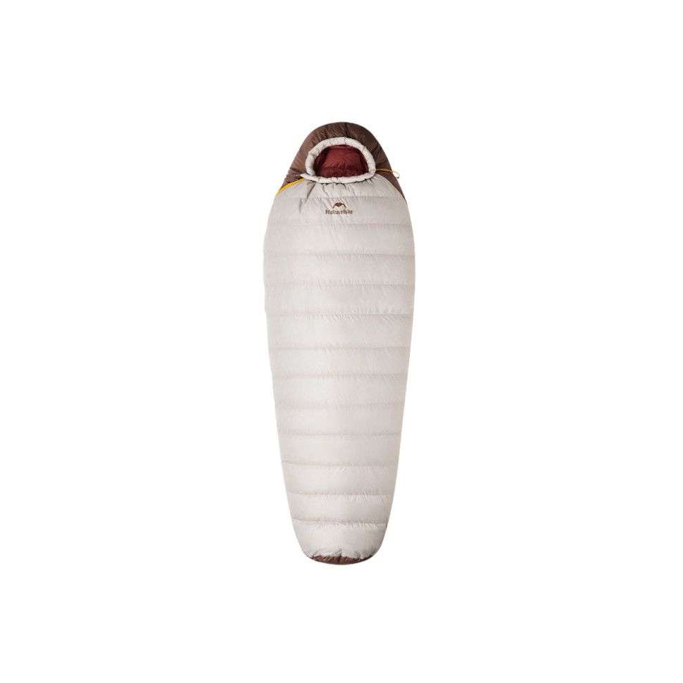 Спальник с натуральным пухом Naturehike Snowbird CNK2550WS014, p-р L, коричневый 400 г