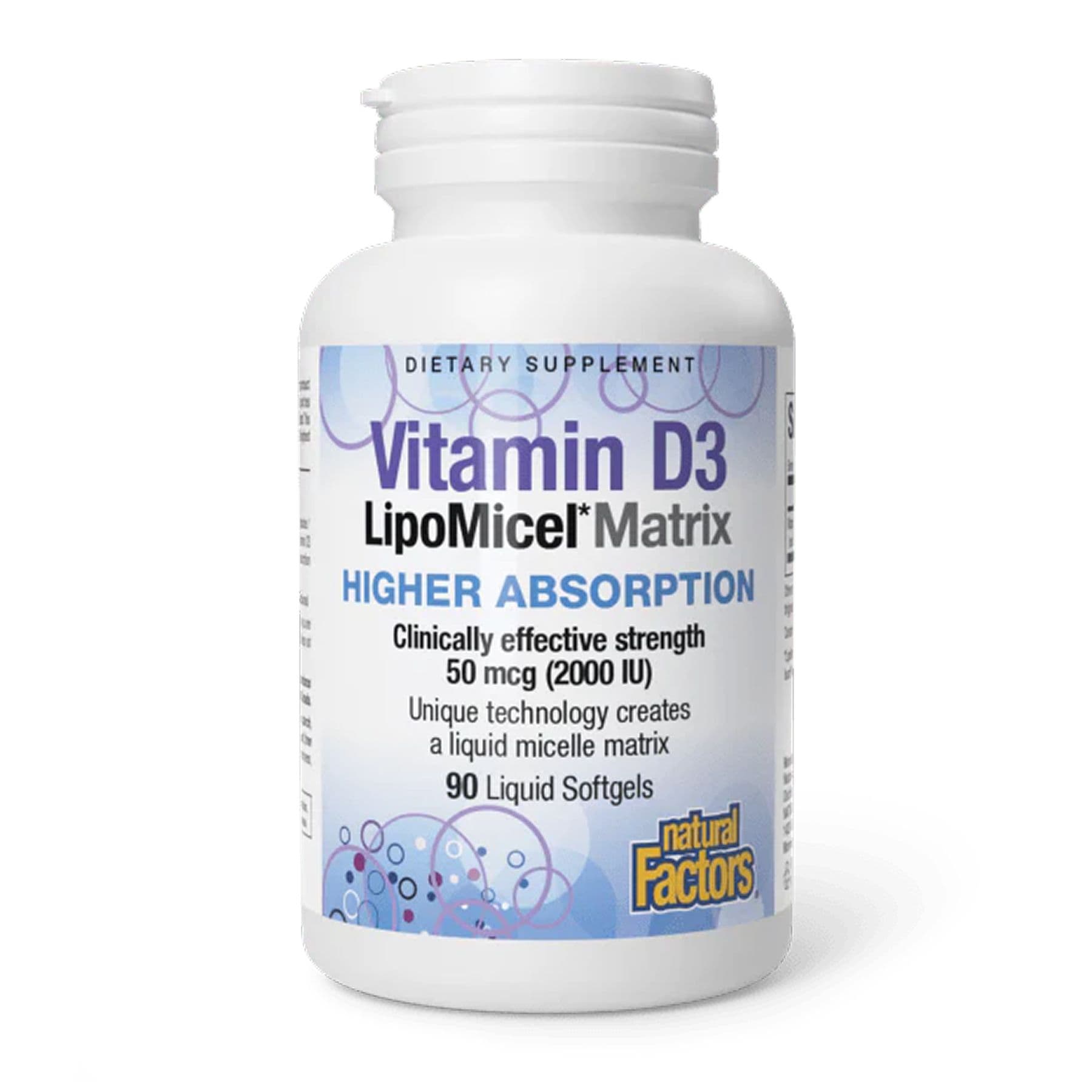 Vitamin D3 LipoMicel Matrix - 90 softgels