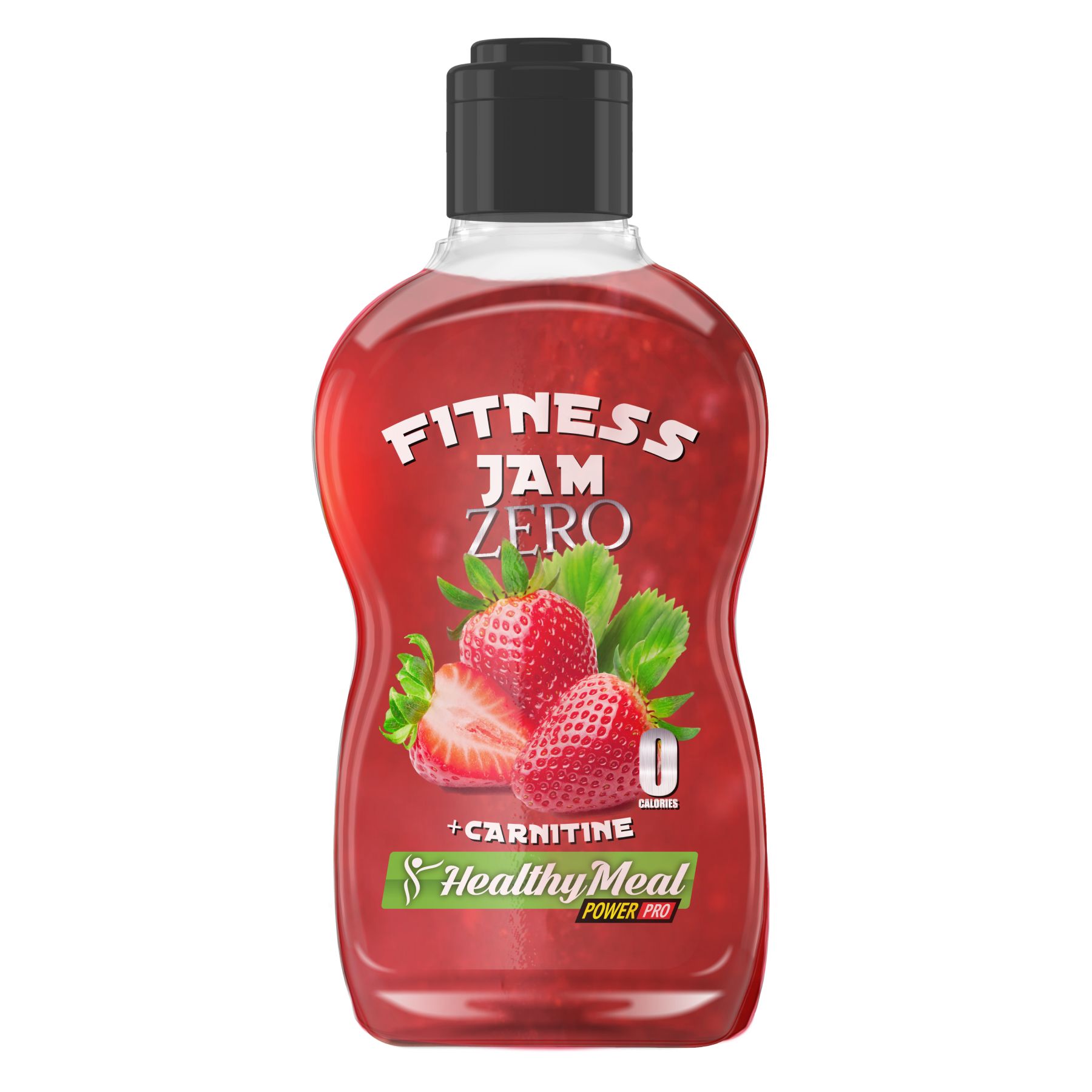 Fitnes Jam без цукру + L-карнітин, 200 г, полуниця