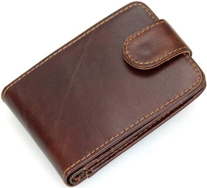 Кредитница чоловіча Vintage 14509 шкіряна Коричнева