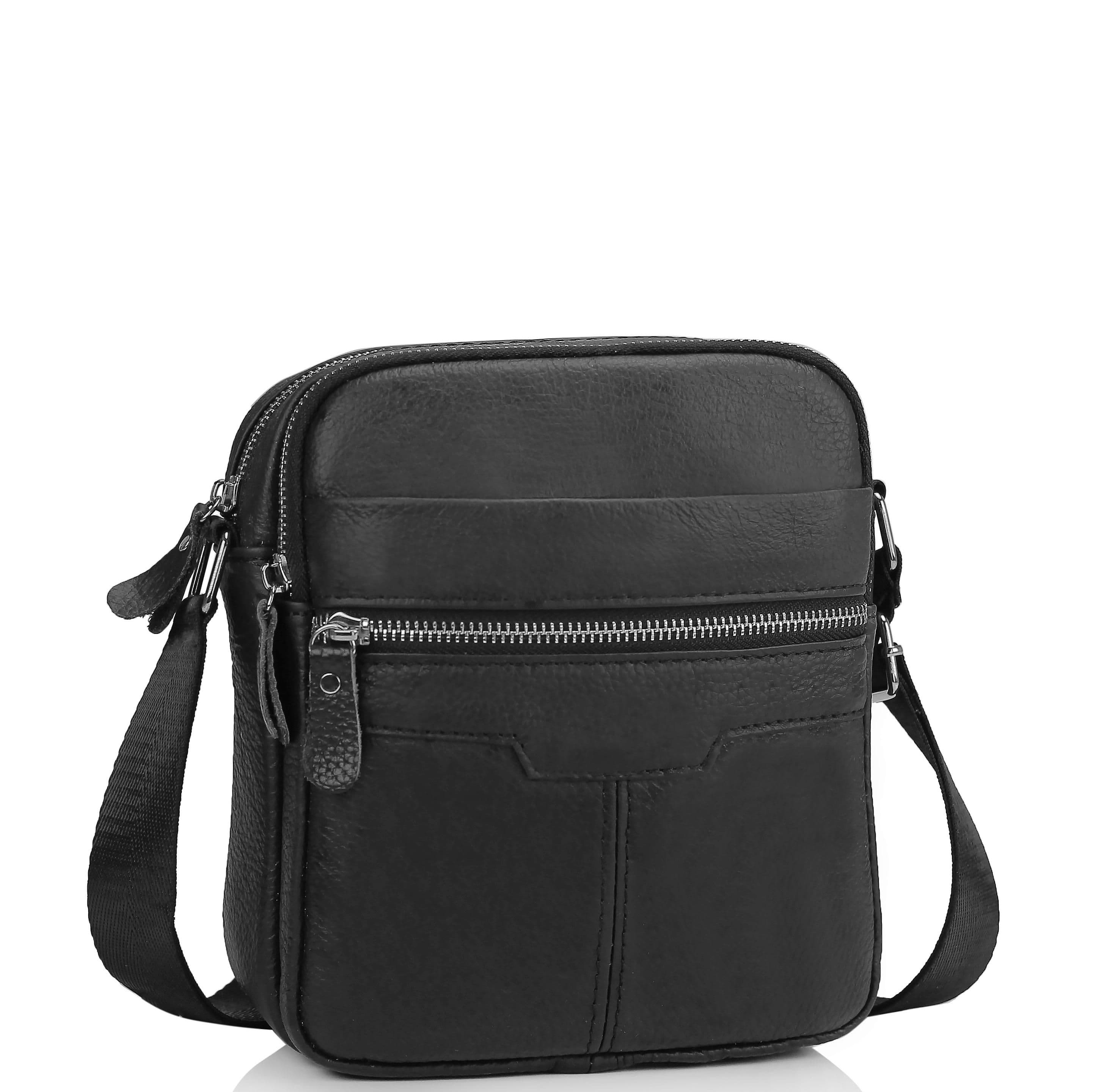 Чоловіча шкіряна сумка через плече маленька Tiding Bag A25F-6625A