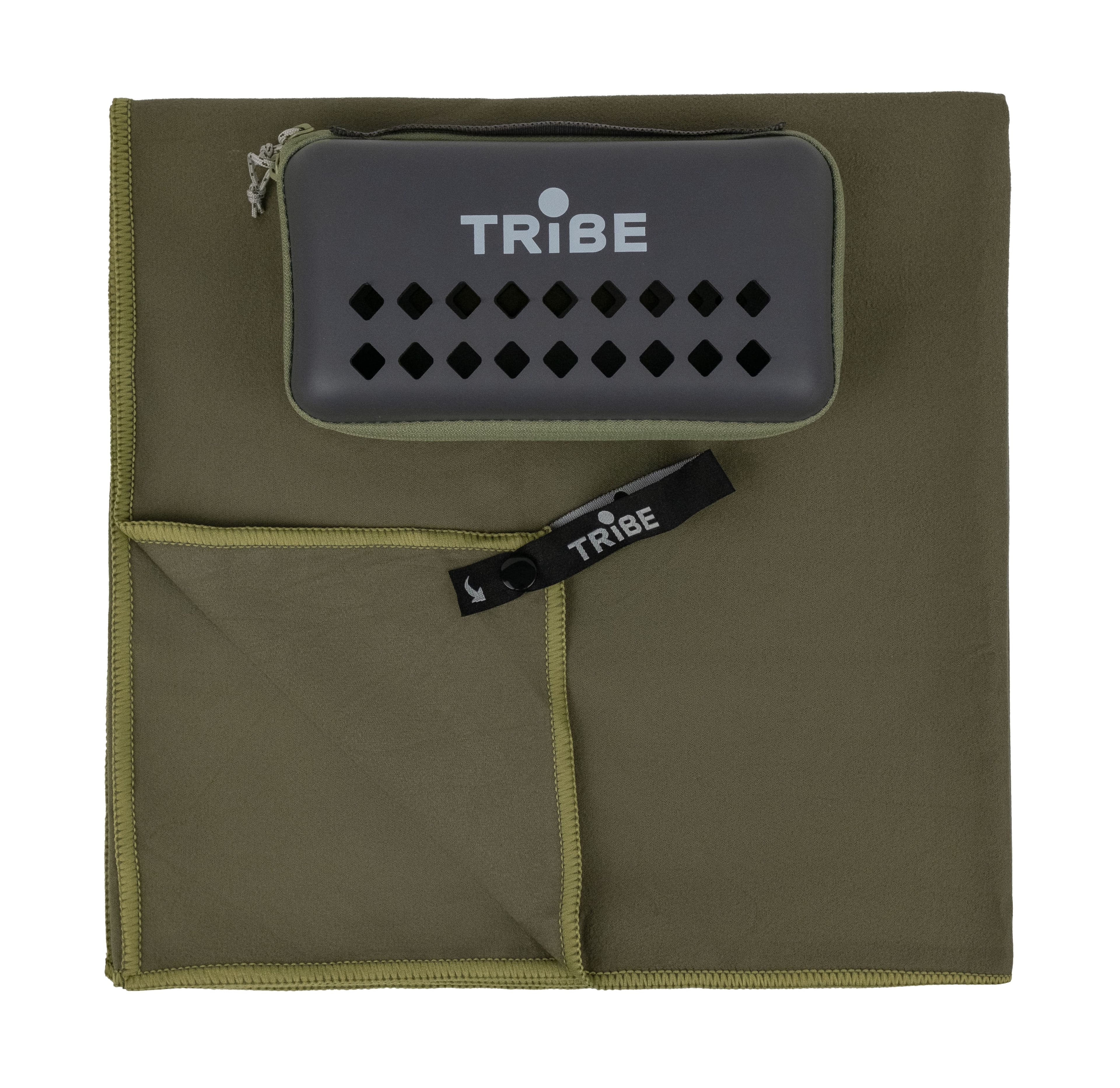 Рушник з мікрофібри Tribe Pocket Towel 90х180 см T-LC-0001-2XL, army-green