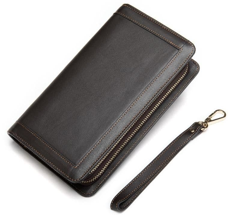 Клатч коричневий Tiding Bag 8023C