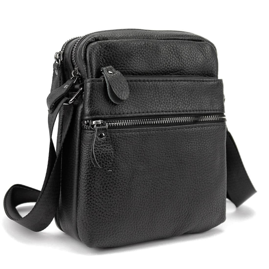 Чоловіча шкіряна сумка через плече Tiding Bag M56-2008A