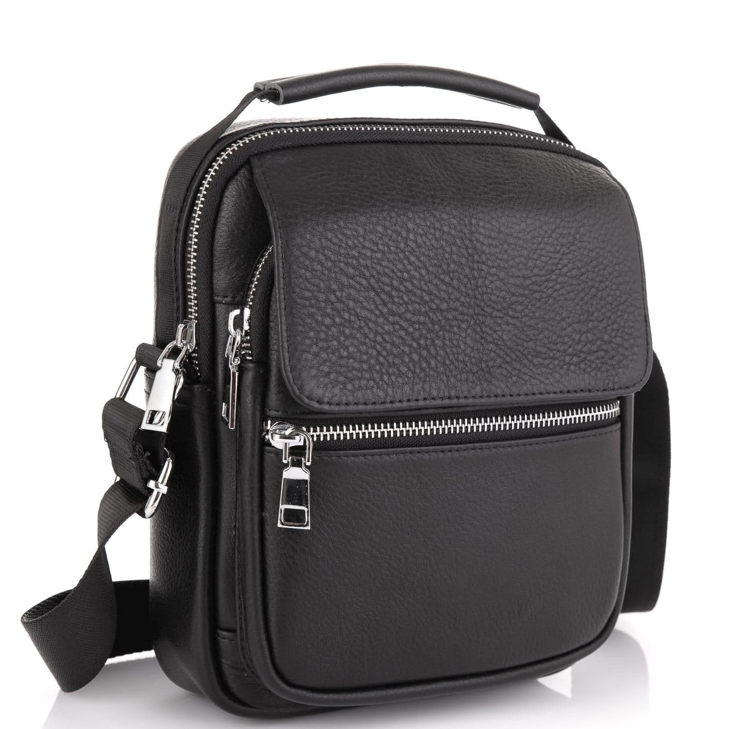 Чоловіча сумка через плече шкіряна Tiding Bag NM23-2302A