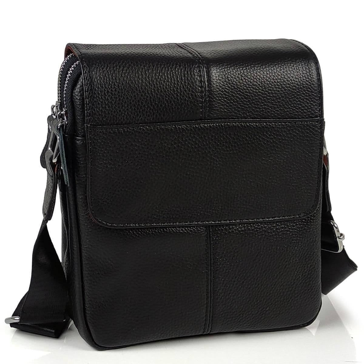 Чоловіча шкіряна сумка через плече Tiding Bag A25F-B065A
