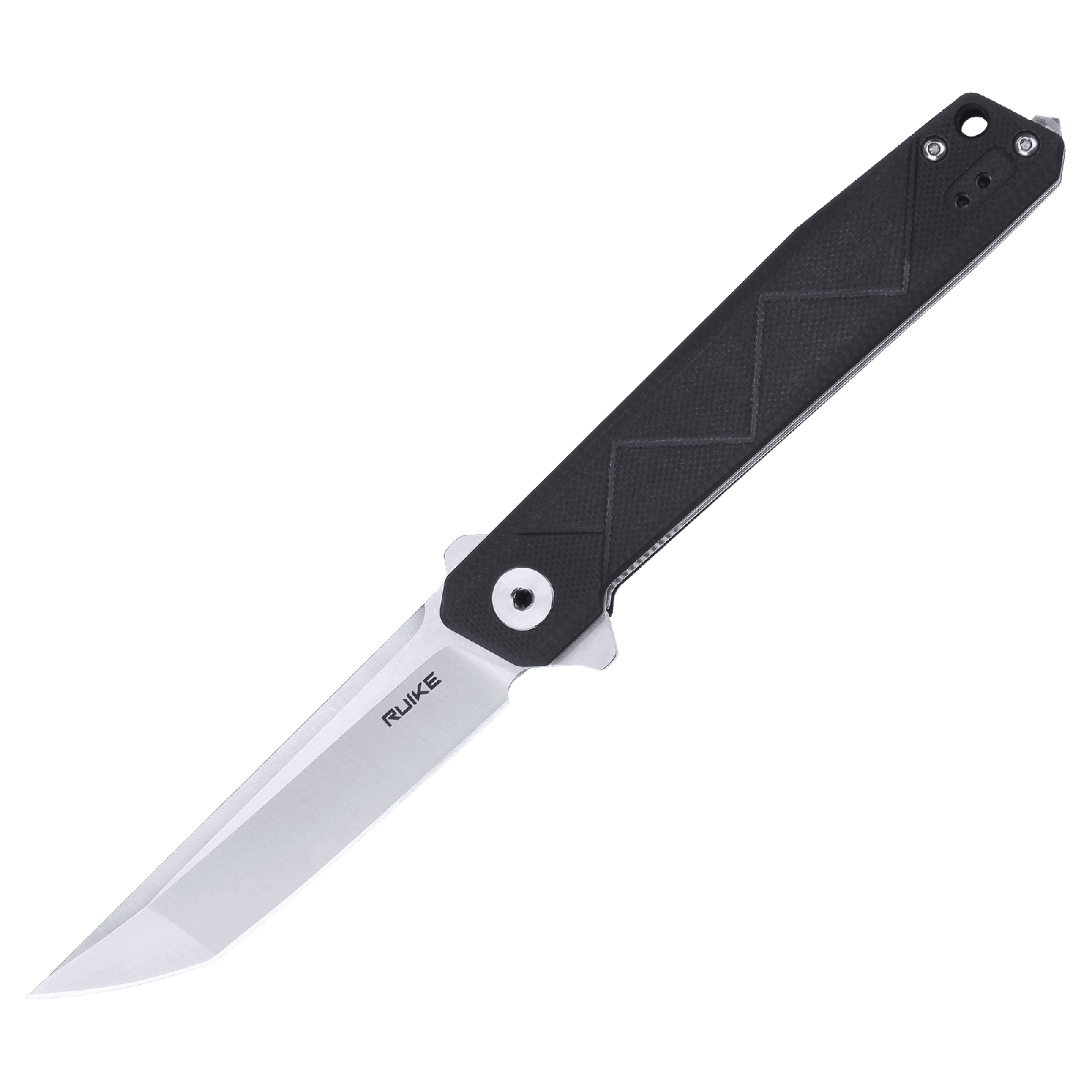 Ніж складаний туристичний Ruike P127-B, (9.1 см) 14C28N / G10 + steel 420 чорний