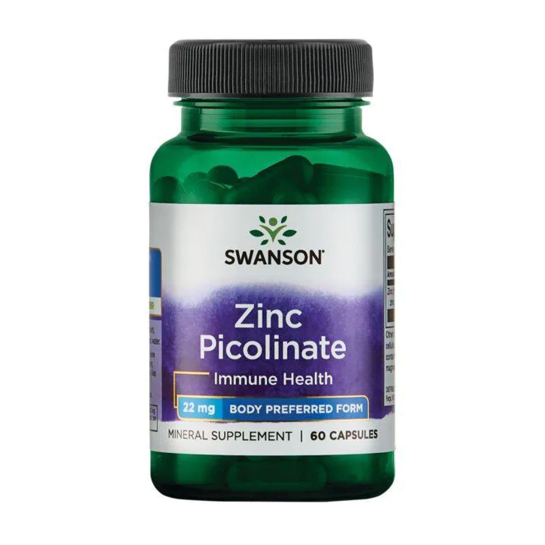 Zinc Picolinate 22 mg - 60 caps (Пошкоджена упаковка)