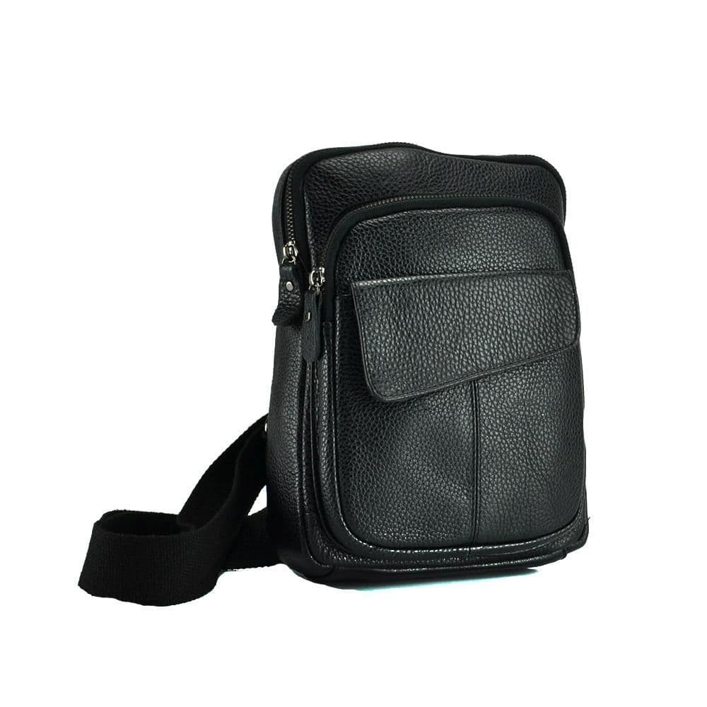 Сумка на грудь мужская кожаная Tiding Bag A25-8699A