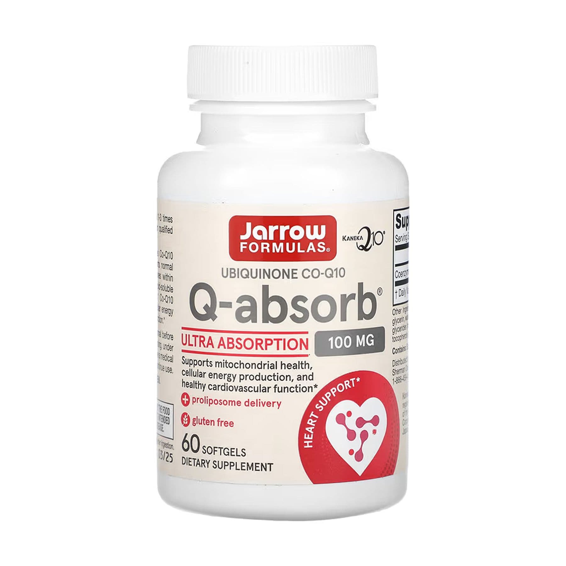 Коензим Q10, 100 мг, 60 капсул, Jarrow Formulas