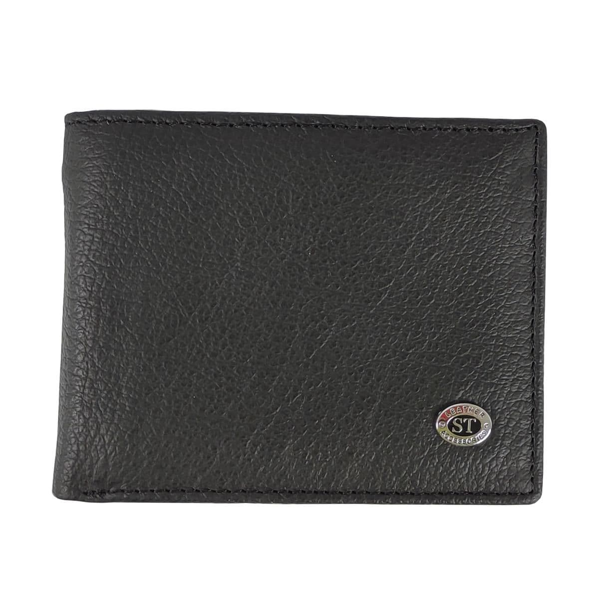 Чоловіче класичне портмоне LEATHER ACCESSORIES BST-ST-8BA