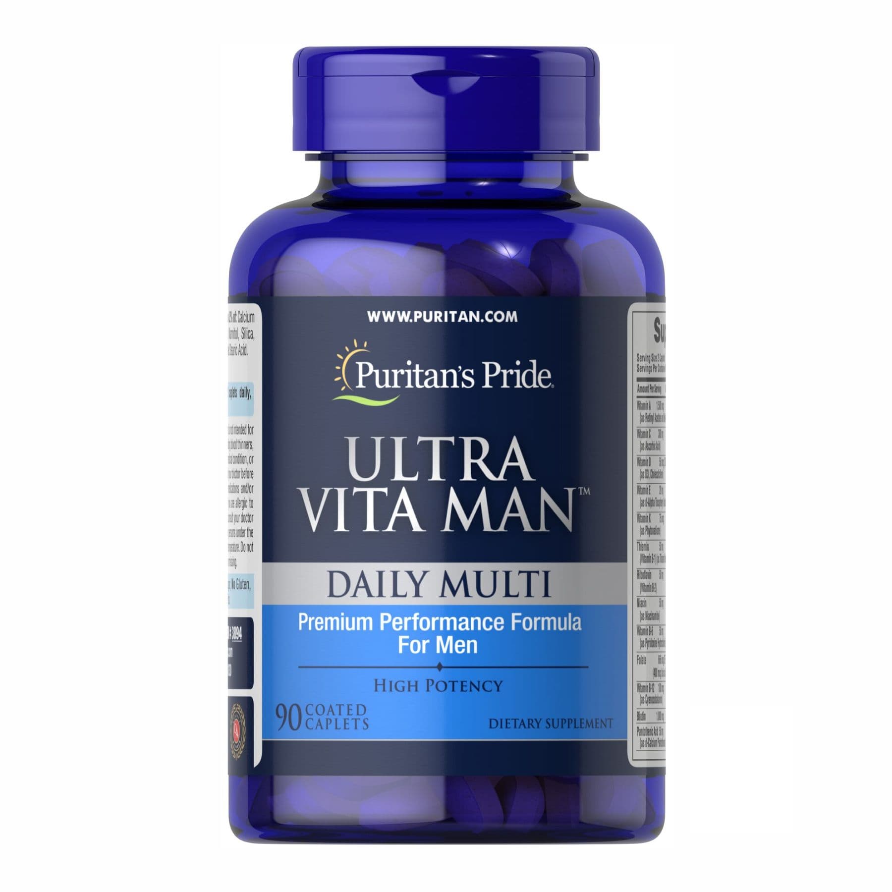 Ultra Vita Man — мультивитамины для мужчин, 90 капсул, Puritan's Pride