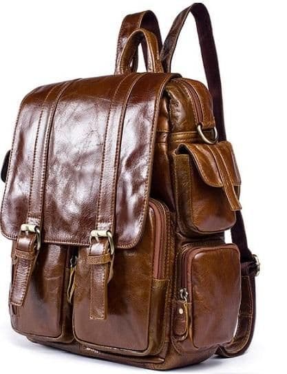 Рюкзак шкіряний TIDING BAG 7123C — фото 1