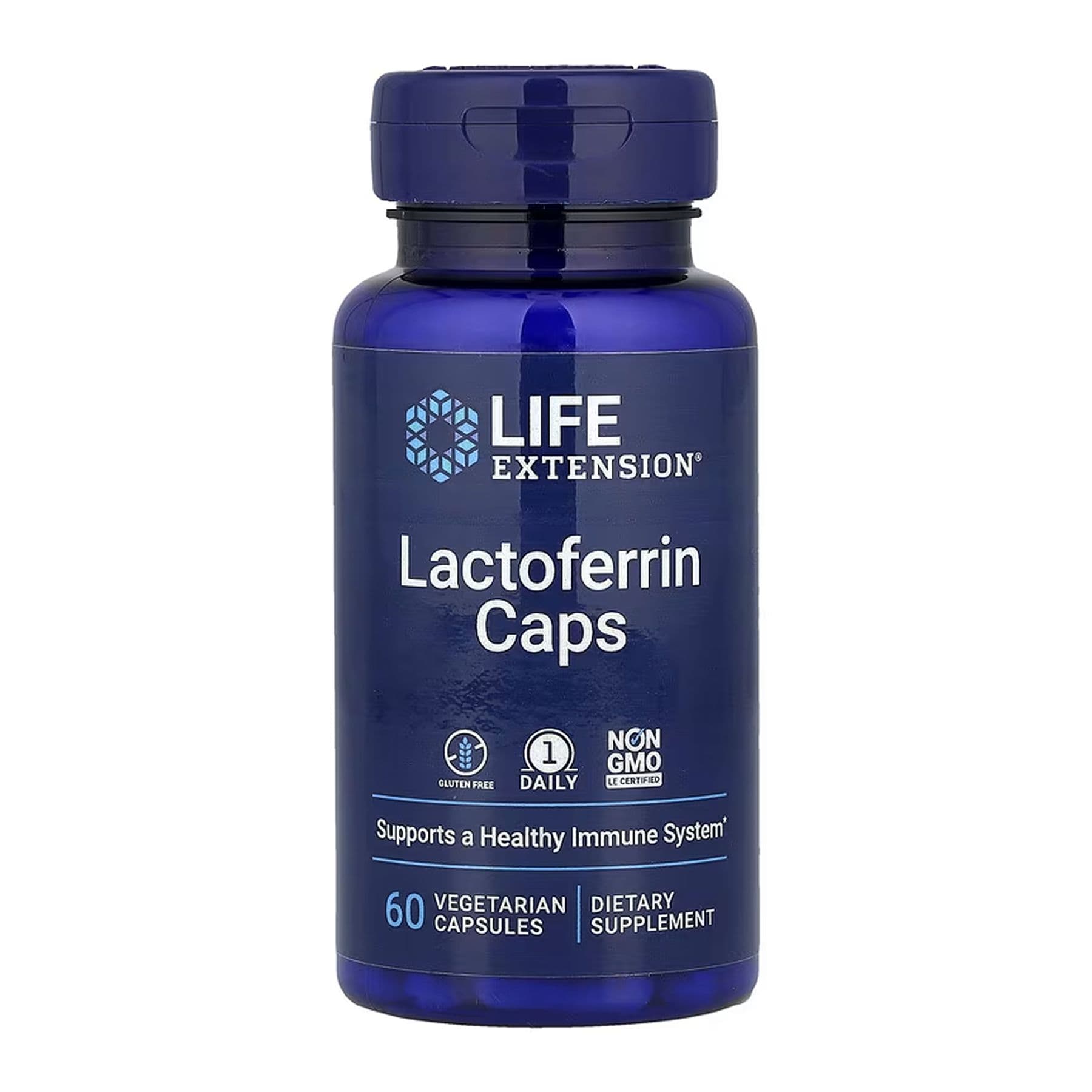 Lactoferrin Caps, 60 вег. капсул, Life Extension