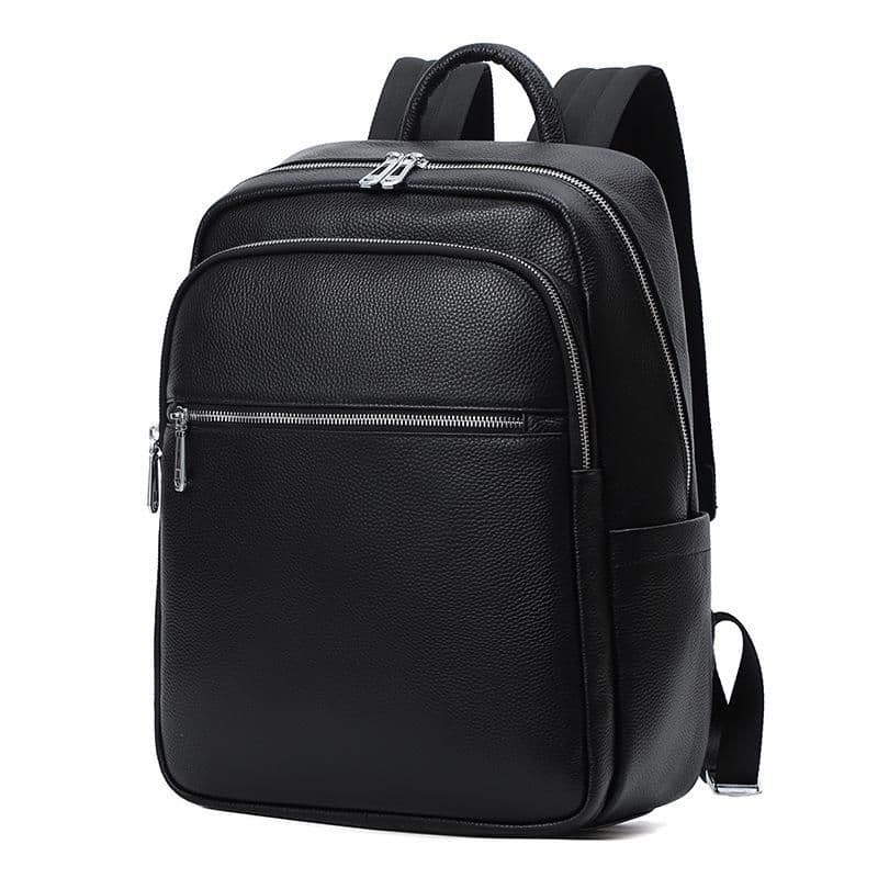 Чоловічий шкіряний рюкзак на два відділи TIDING BAG FL-N2-0201A — фото 1