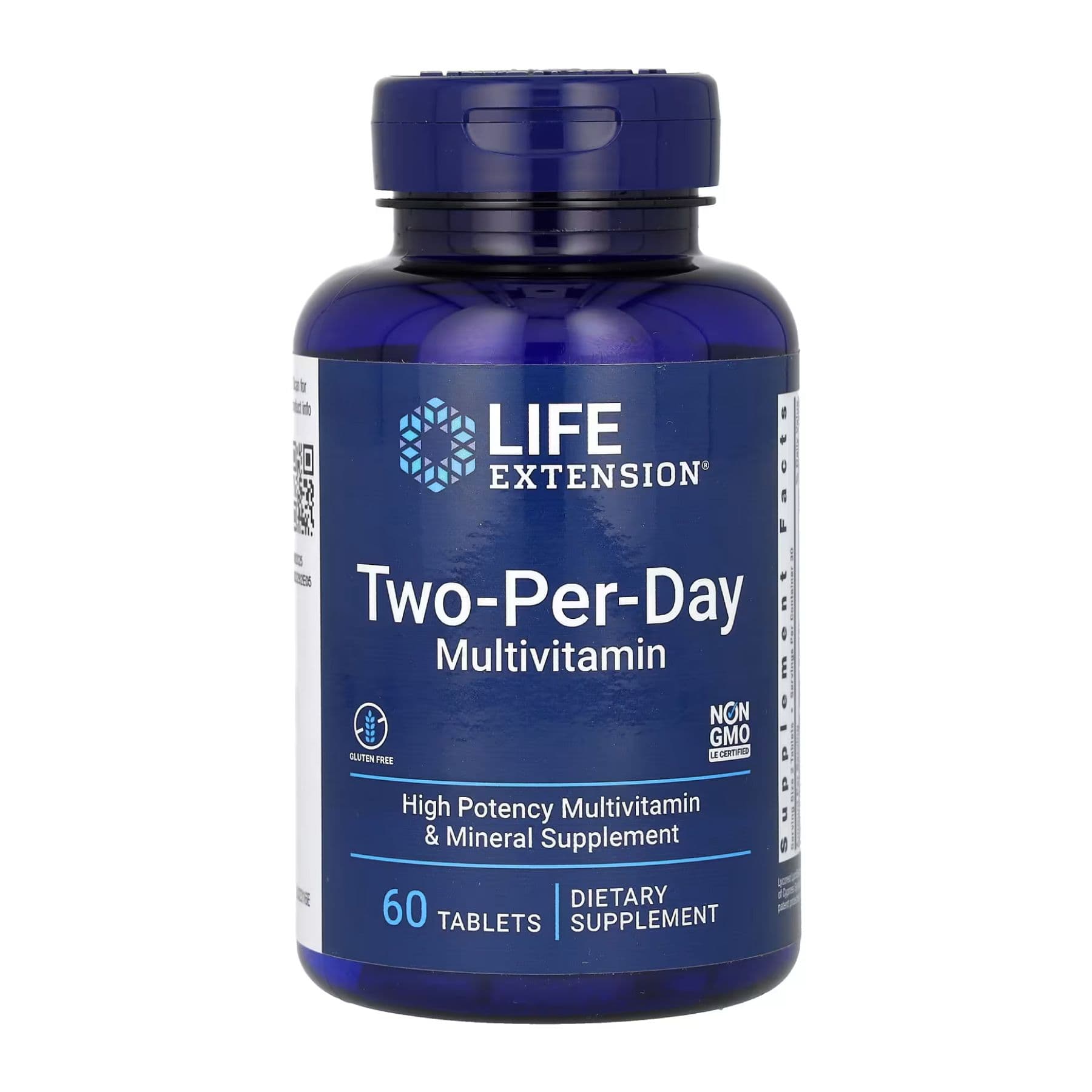 Two-Per-Day мультивитамины, 60 таблеток, Life Extension