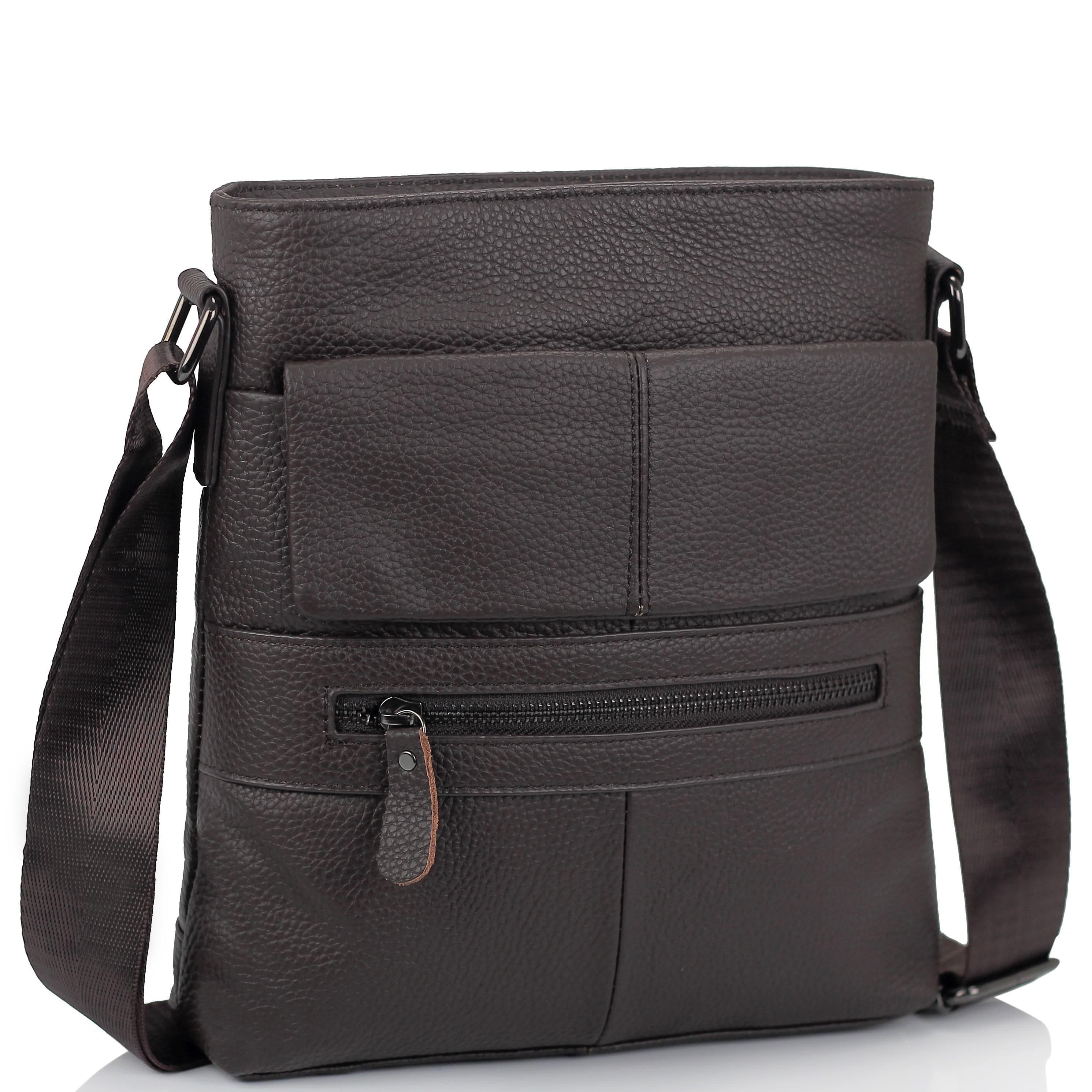 месенджер коричневий чоловічий Tiding Bag M38-7812C