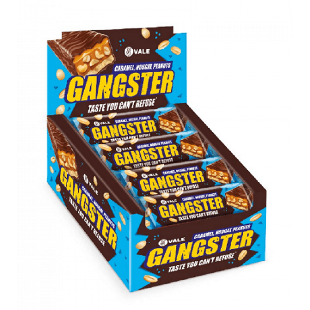 Gangster Grisp X3-MAX, 20x100 г, Карамель-Грисп-Горіх