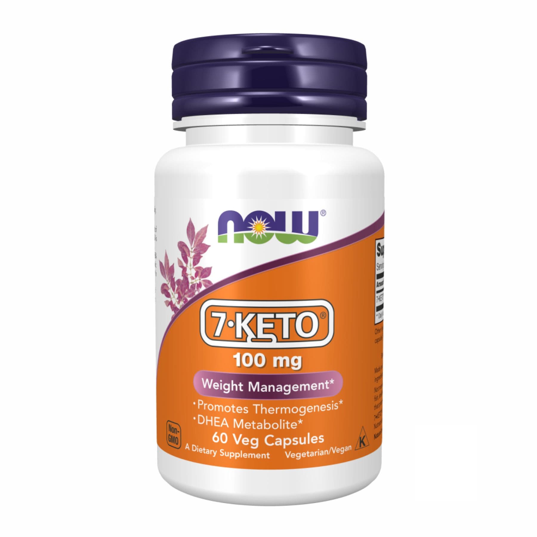 7-KETO DHEA, 100 мг, 60 вег. капсул, Now Foods