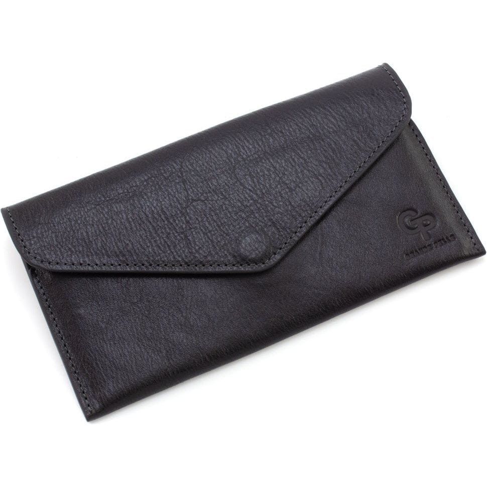 Кожаный кошелек Grande Pelle 510410 черный