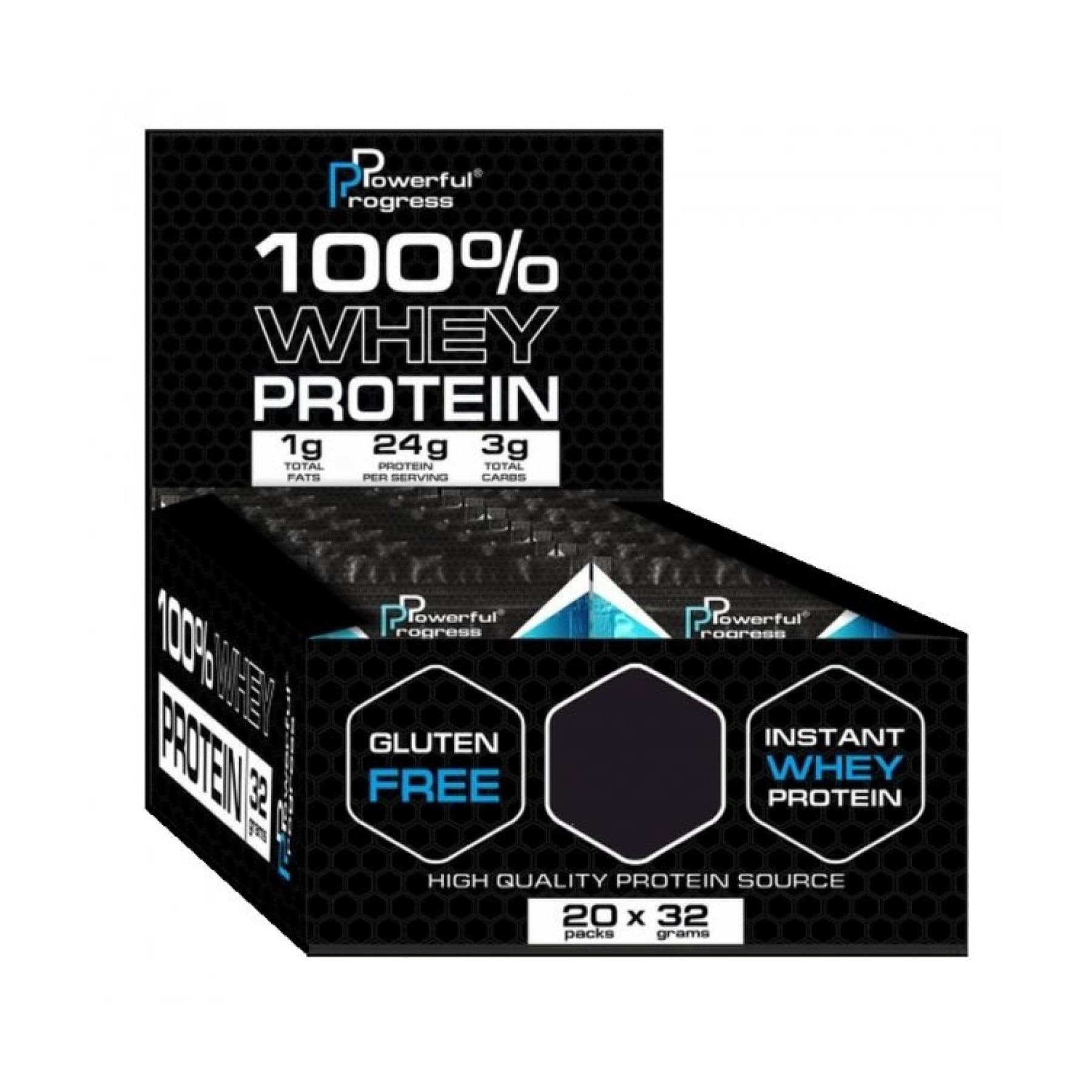 100% сироватковий протеїн Instant MEGA BOX, 20x32 г, Ваніль