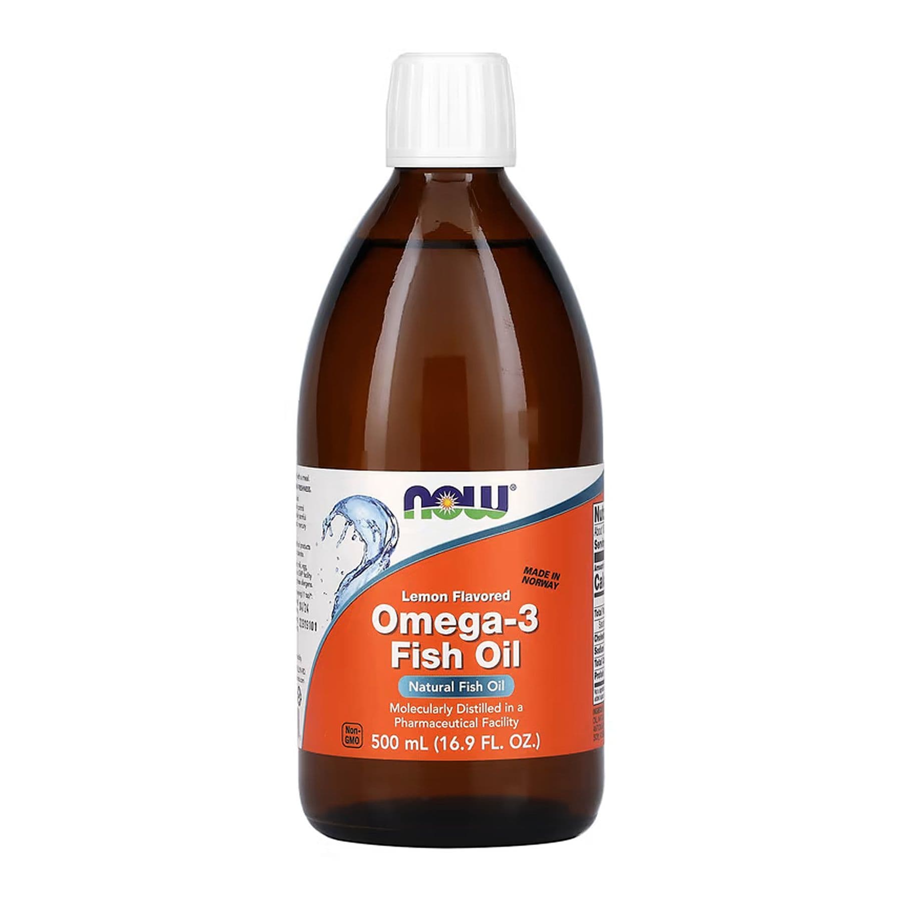 Омега-3 риб'ячий жир рідкий, 500 мл, Now Foods