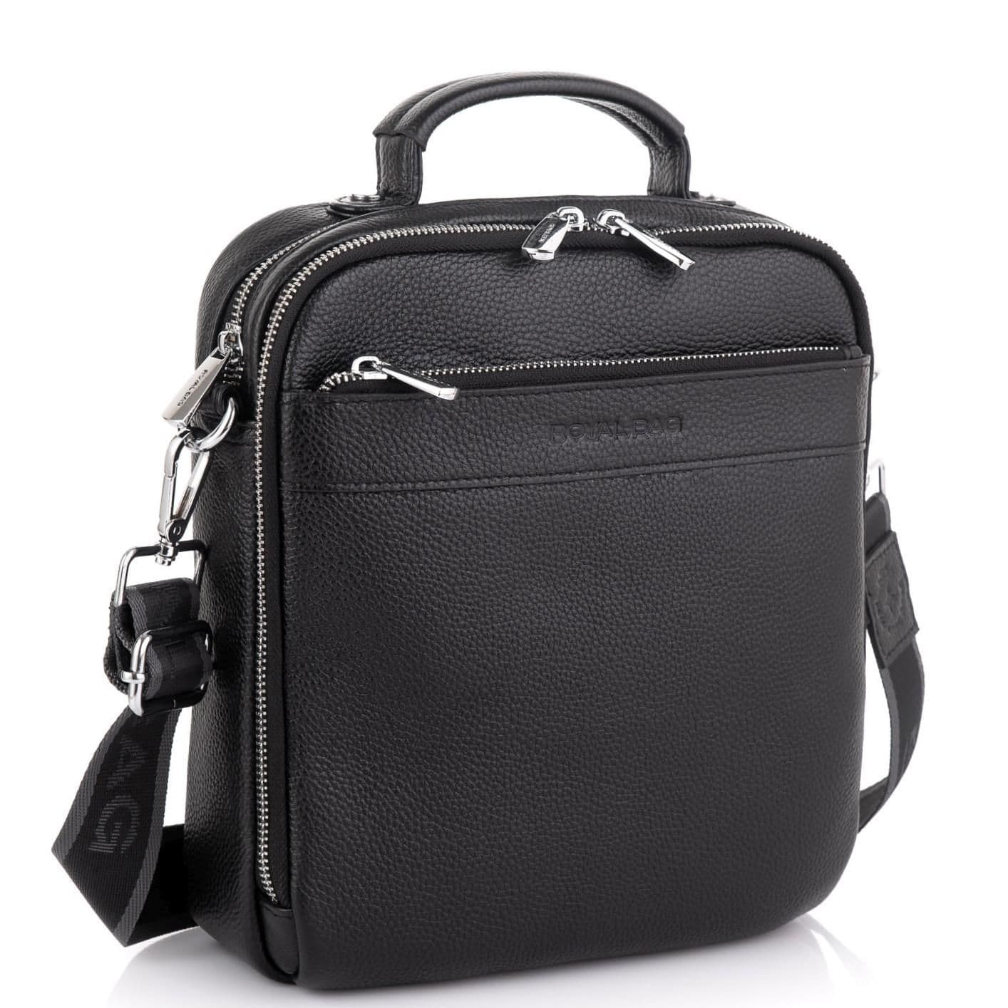 Чоловіча сумка шкіряна через плече Royal Bag RB70209