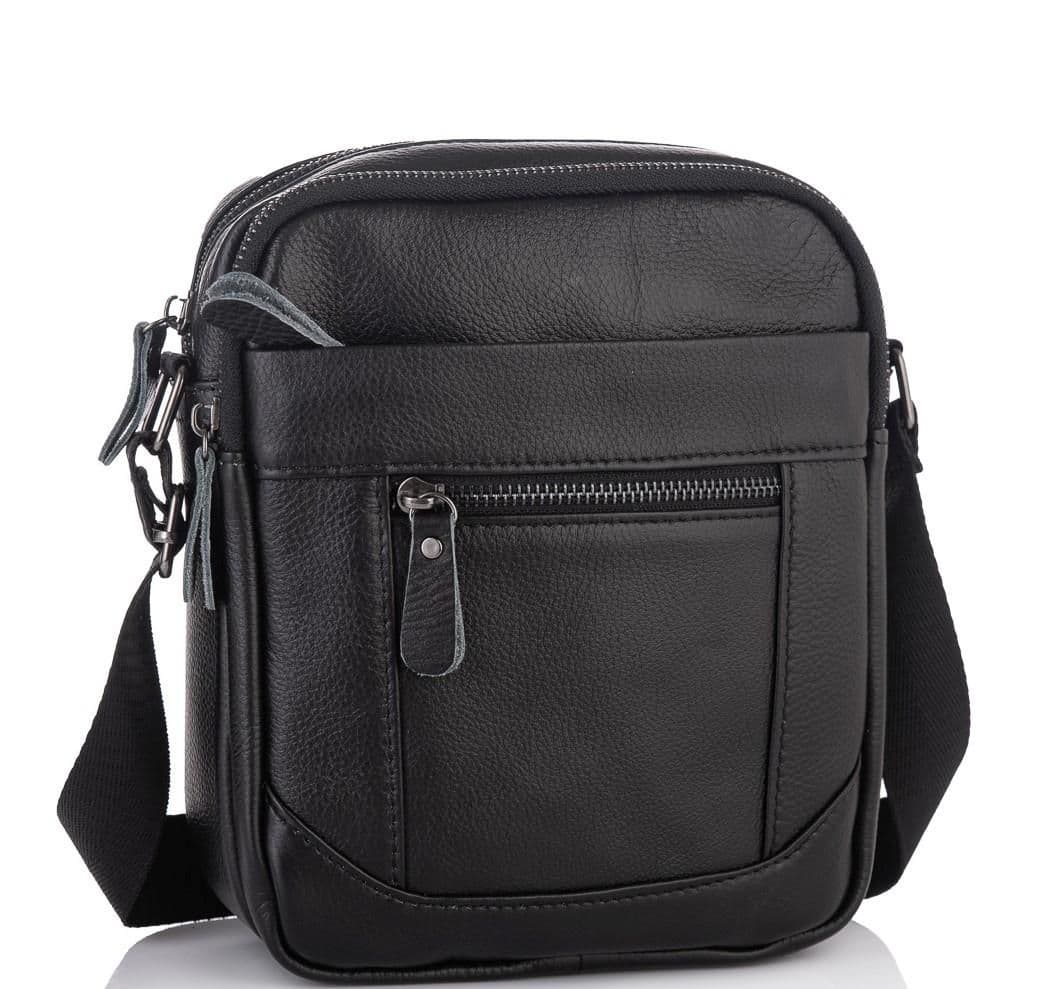Чоловіча шкіряна сумка через плече маленька Tiding Bag A25-223A