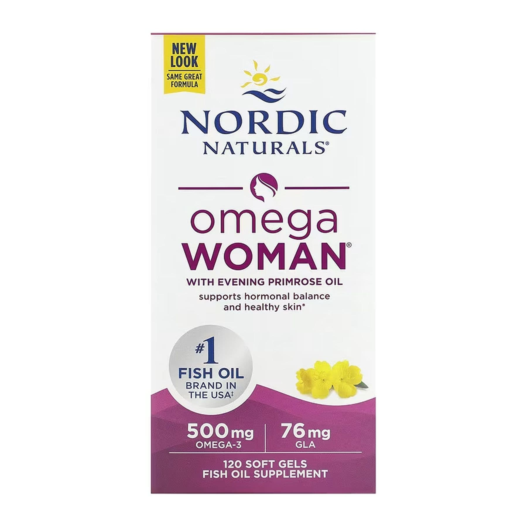 Omega Woman — риб'ячий жир для жінок, 120 капсул софтгель, Nordic Naturals