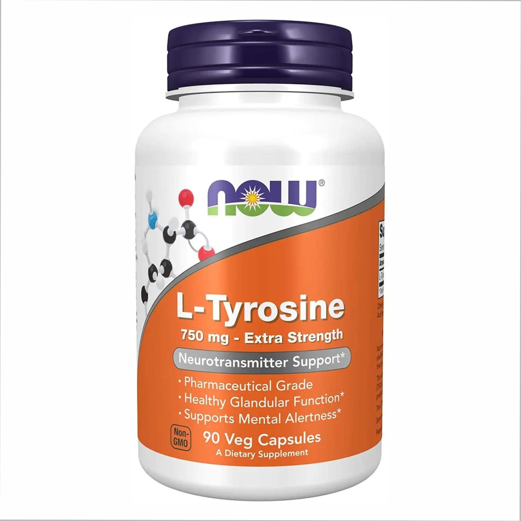 L-Tyrosine 750mg - 90 vcaps (Пошкоджена етикетка)