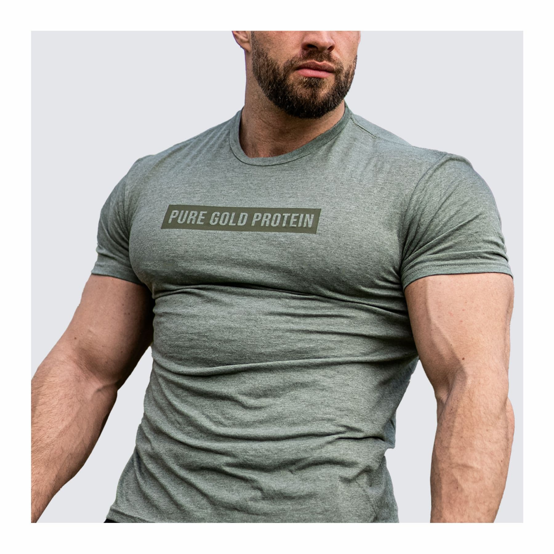 Pure Gold Protein Póló Green - M