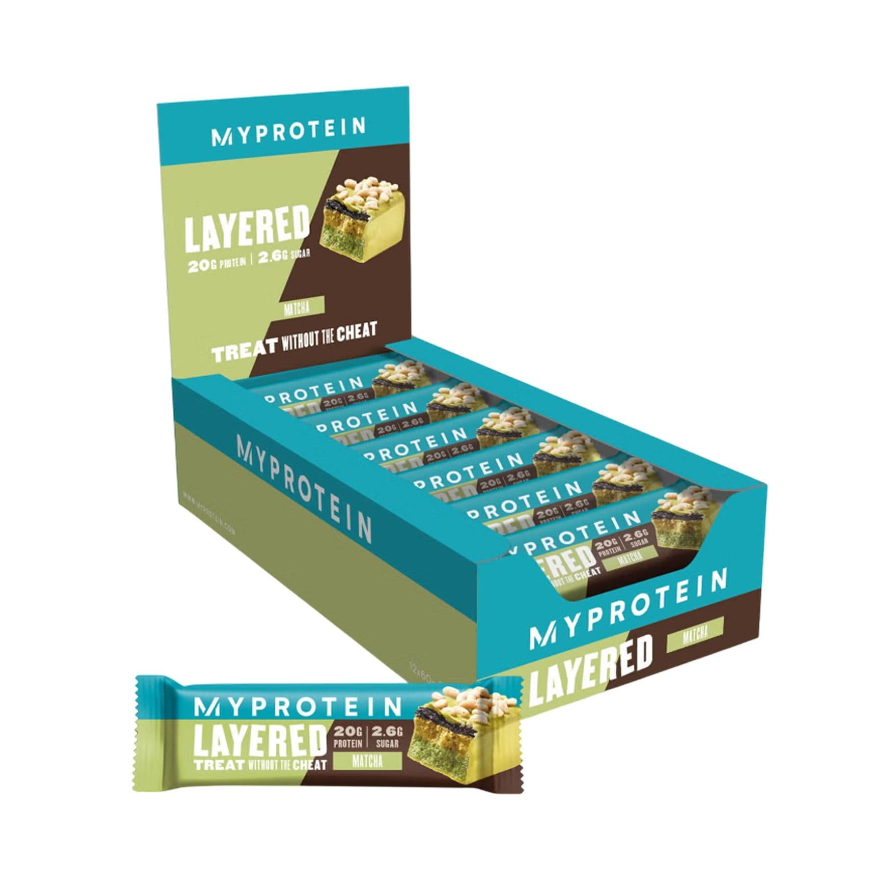 Layered Bar - 12x60g Matcha