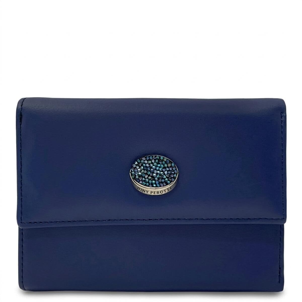 Жіночий гаманець Tony Perotti Swarovski 500N (90061) Синій