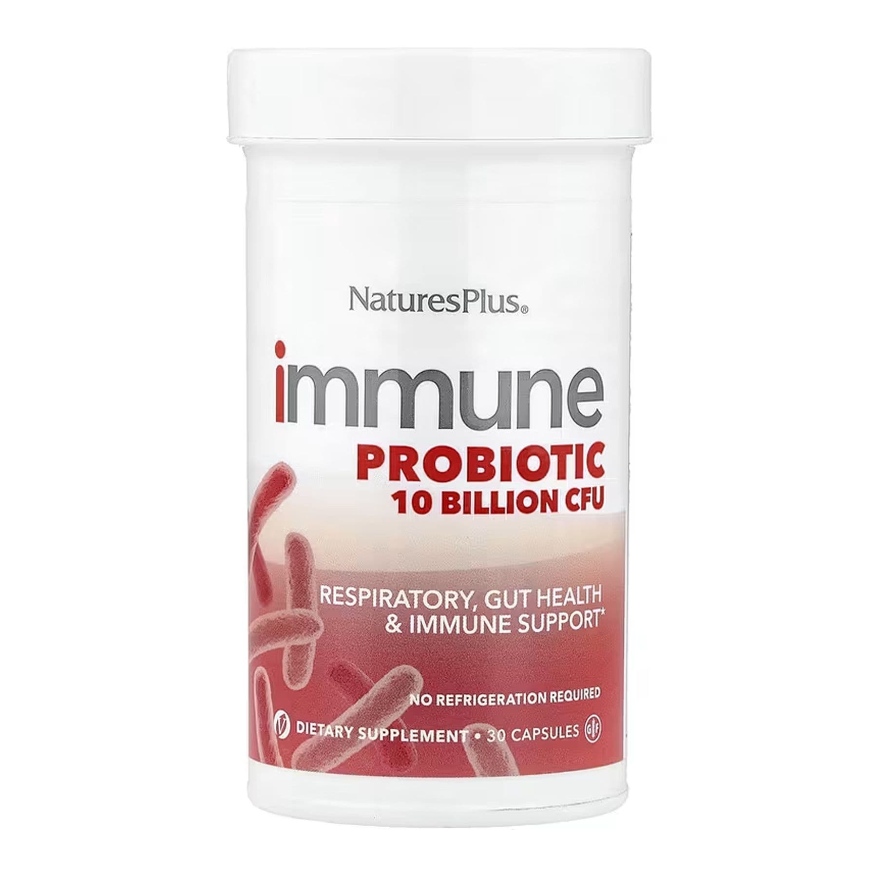 Пробіотик для імунітету, 10 млрд КОЕ, 30 капсул, Nature's Plus