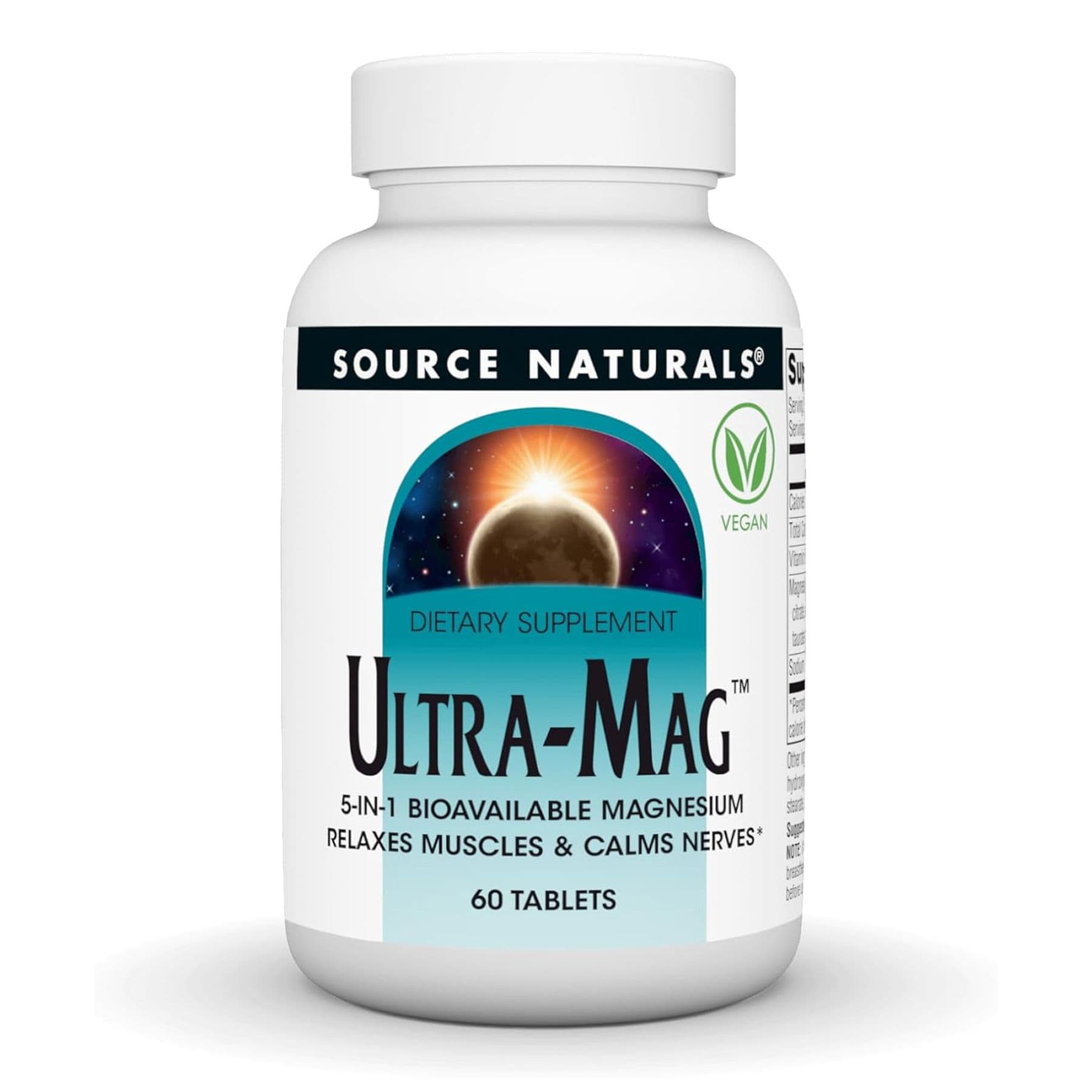 Магний комплекс Ultra-Mag, 60 таблеток, Source Naturals
