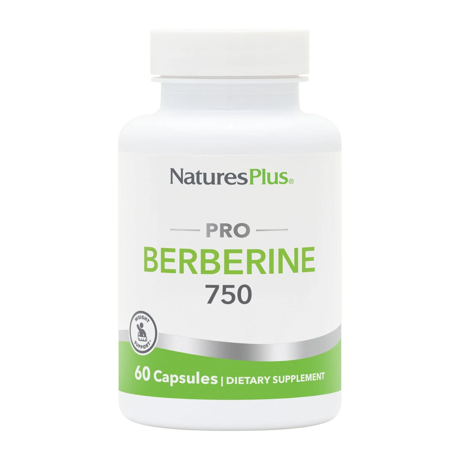 Берберин 750 мг, 60 капсул, Nature's Plus