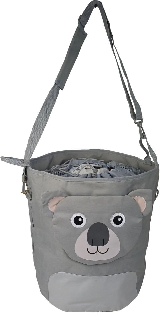 Містка дитяча сумка для іграшок 35L LS сіра
