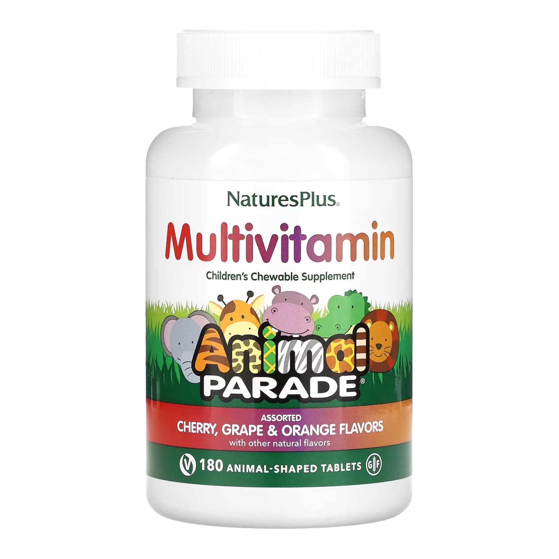 Мультивітаміни для дітей, 180 таблеток, асорті смаків, Nature's Plus