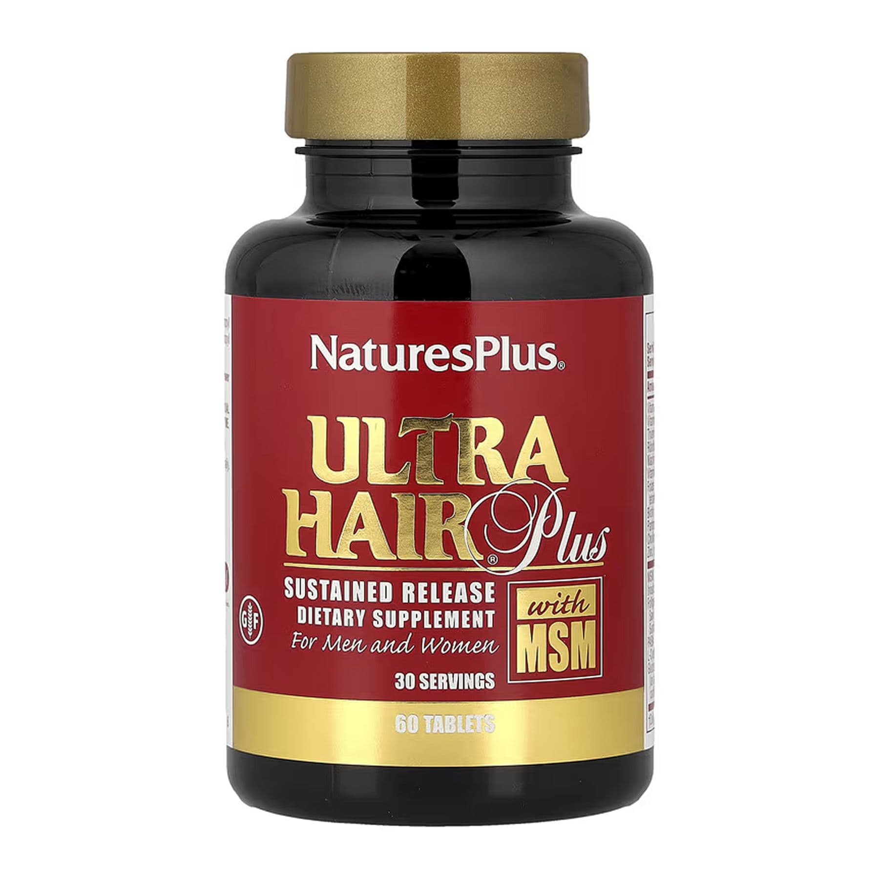 Ultra Hair Plus з МСМ, 60 таблеток, Nature's Plus